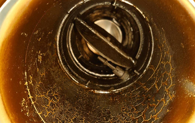 接続チューブ清掃前